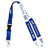 Country of Greece Flag Lanyard for Keys Keychain
