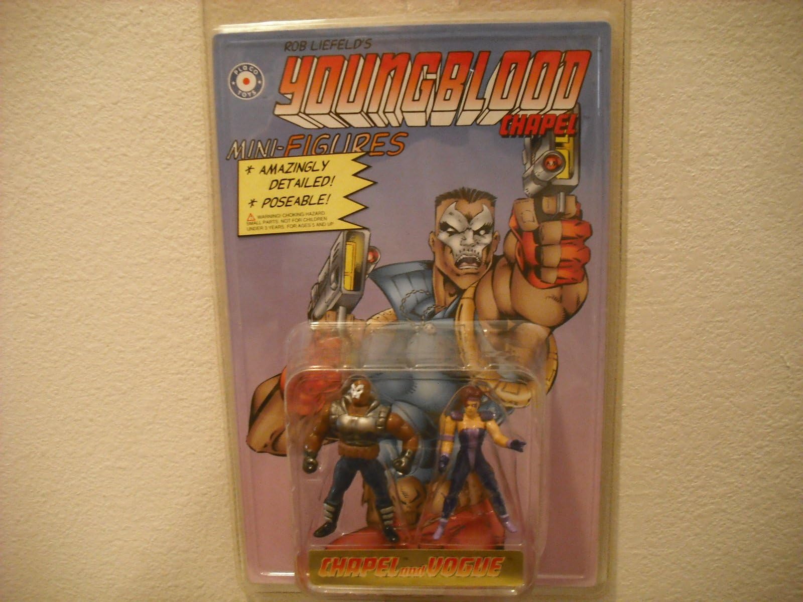 Youngblood Rob Liefeld's Chapel and Vogue Mini-figures 2 Pack