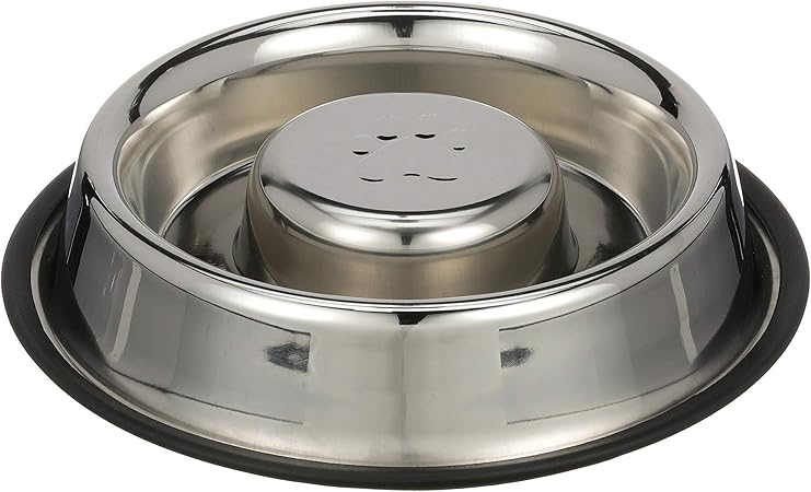 stainless steel slow feeder bowl