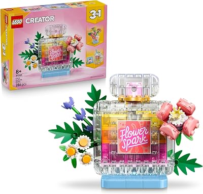 LEGO Creator 3 in 1 Floral Decor Perfume Bottle Toy