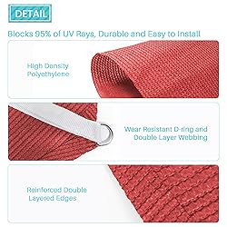 Coarbor 12'x12'x12' Sun Shade Sail Triangle Heavy