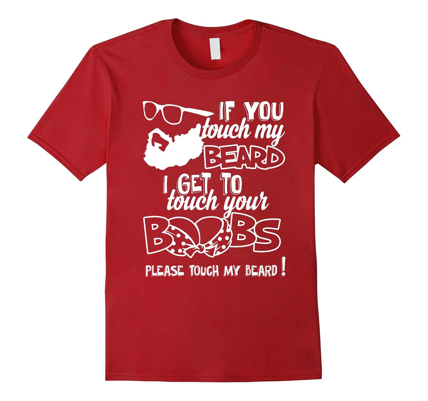 T-shirt Humour "BOOBS FUNNY" Pour Hommes Adultes Fruit Of The Loom - Neuf Sans étiquette