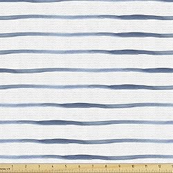 Ambesonne Harbour Stripe Fabric by The