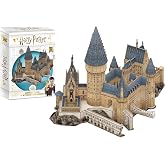 4D Cityscape Harry Potter Great Hall Paper 3D Puzzle Standard, Multicolored
