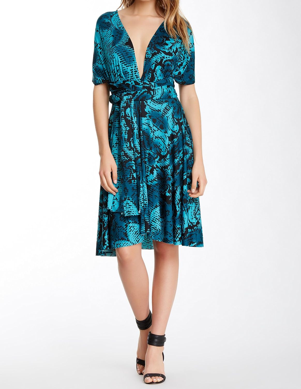 convertible wrap dress short