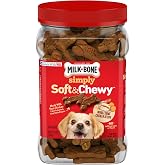 Milk-Bone Simply Soft &amp; Chewy Dog Treats, Wholesome Chicken Recipe, 25 Ounce Made with Real Chicken, Rolled Oats, Sweet Potato &amp; Apples