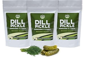 Prairie Cricket Farms Roasted Edible Crickets for Humans | Dill Pickle Crickets | 3-Pack-75g Roasted Cricket Snacks for Human