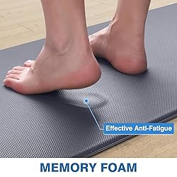 StepRite Kitchen Mats, 2PCS Kitchen Rugs, Cushioned