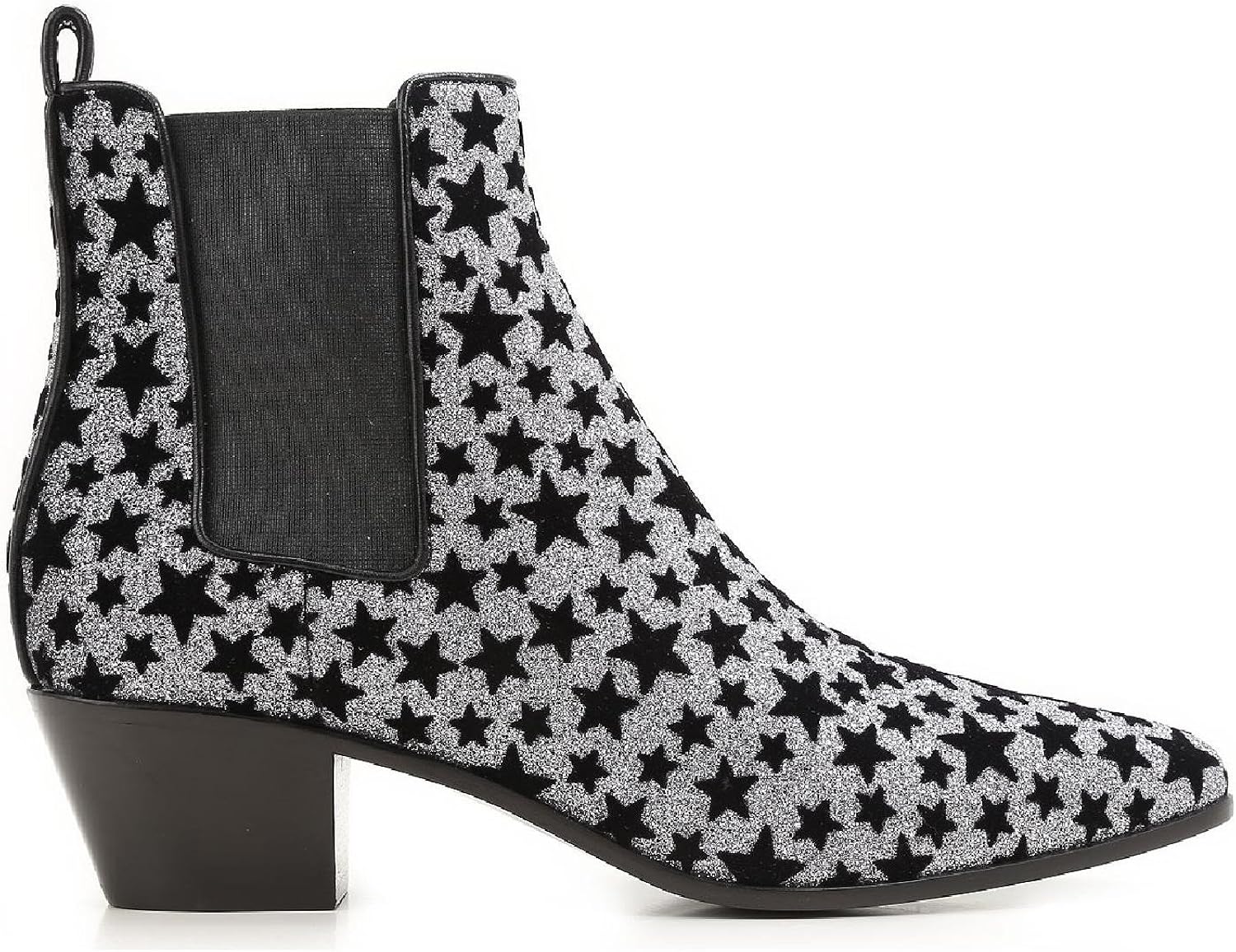 saint laurent glitter boots