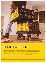 Stanley Aluminium Platform Truck 150kg SXWTI-PC510 Silver view 9