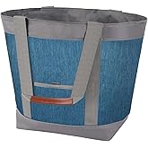 Insulated Cooler Bag, Reusable 30 Cans Insulated Bag, Soft Portable Grocery Bags for Shopping Food Travel Beach Camping