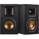 Klipsch R-14M 4-Inch Reference Bookshelf Speakers (Pair, Black)