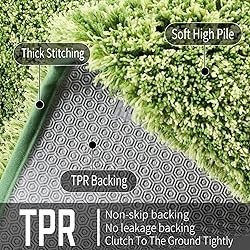 Yimobra Luxury Bathroom Rugs, Fluffy Bath Mats, Non