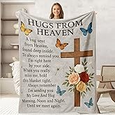 keepitcozi Memorial Sympathy Gifts for Loss of Loved One, Bereavement Gift Idea, Grief Condolences Sorry for Your Loss for Grandma Grandpa Mom Dad Sister, Flannel Soft Blanket for Bed Couch 50"x60"