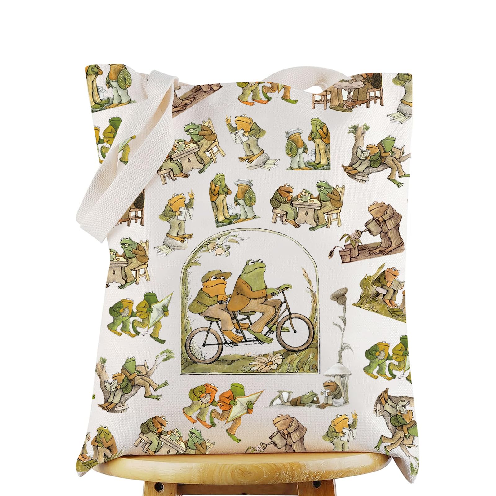 WZMPA Funny Frog and Toad Arnold Lobel Cosmetic Bag Frog and Toad Fans Gift Humour Frog and Toad Character Makeup Zipper Pouch Bag Frog and Toad Merchandise, Frog & Toad F Tg
