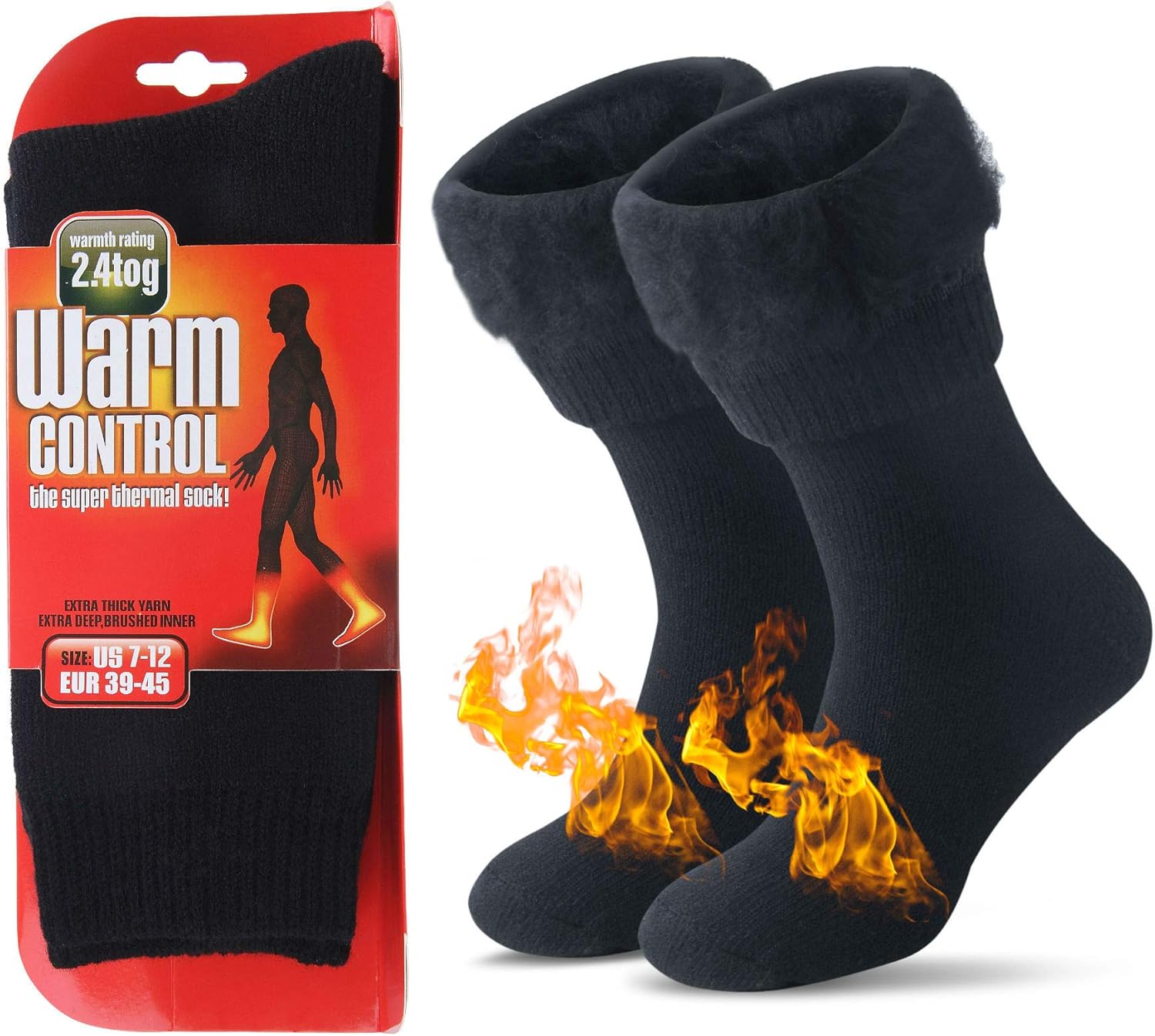 Calzini Invernali Donna Antiscivolo Termici - Soffici E Caldi Con Suola ABS, Regalo Di Natale Perfetto