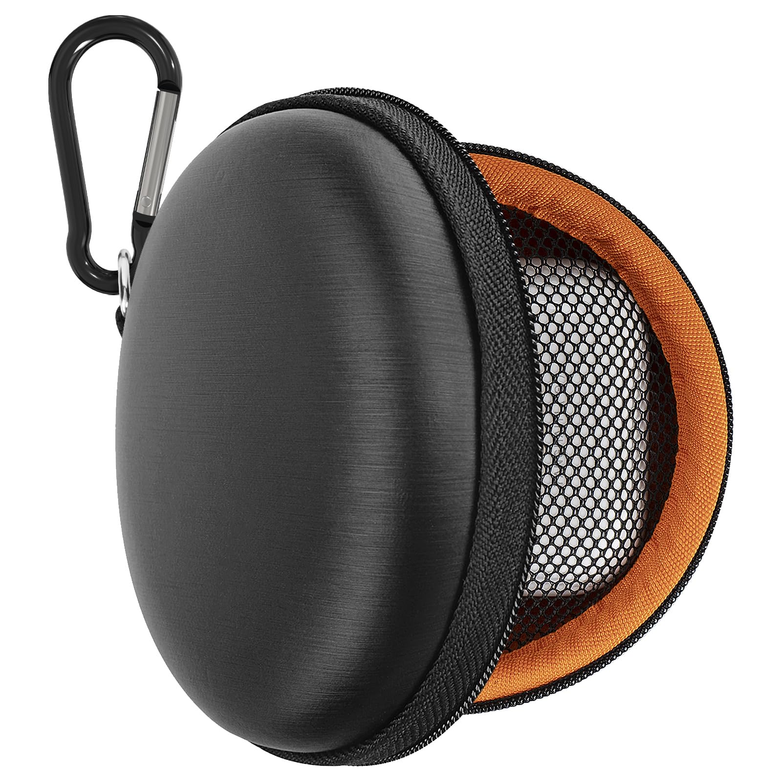 Geekria Shield Earbuds Case for In-Ear Headphones, Replacement Hard Shell Travel Carrying Bag with Cable Storage, Compatible with JayBird, Bose SoundSport, Jabra, HUAWEI Headsets (Black)