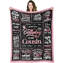 Amazon.com: Kieetlan Birthday Gifts for Cousin, Happy Birthday ...