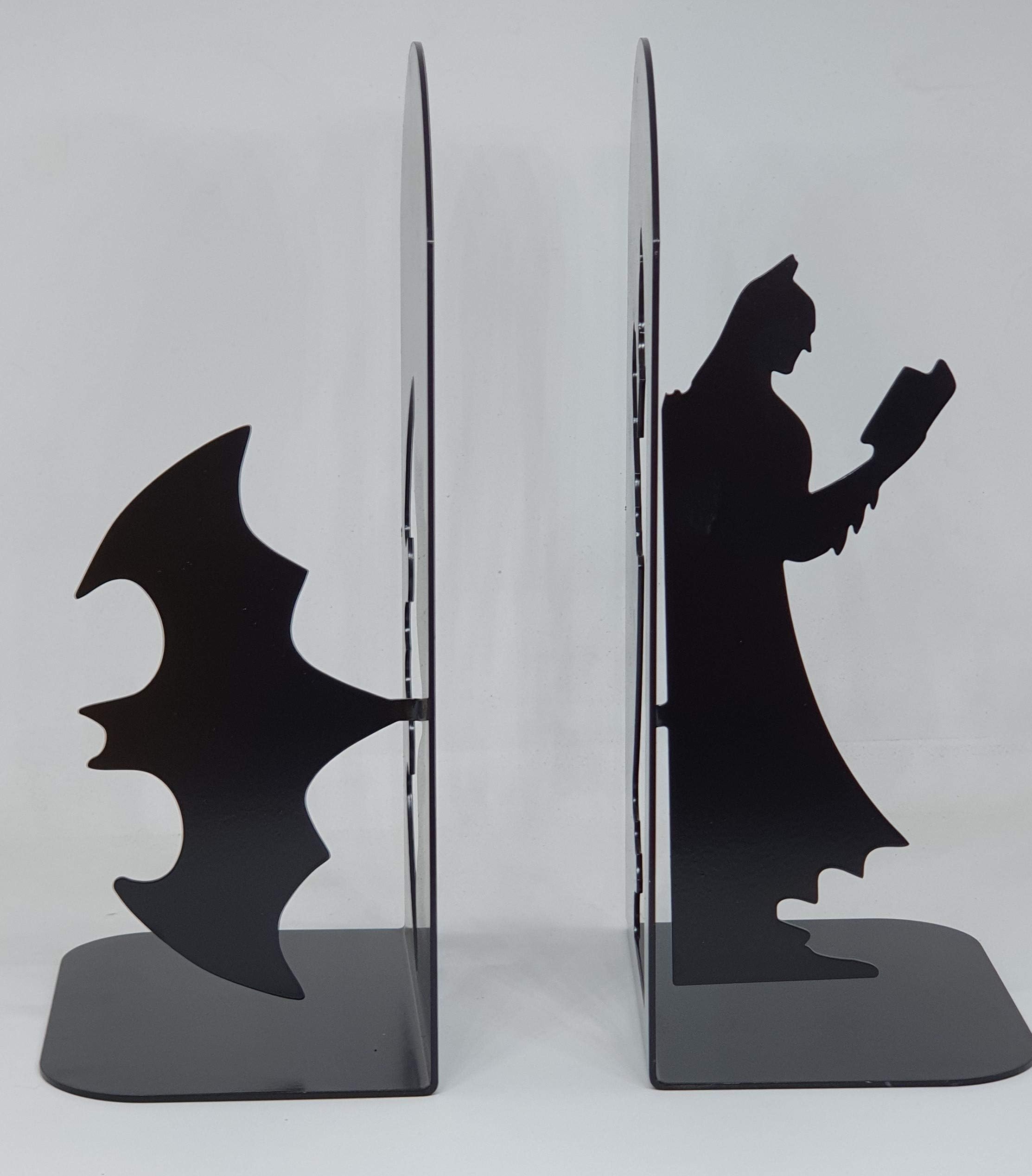 The Metal Artisan - Metal Bookend - Batman, Black, Laser Cut, Beautiful