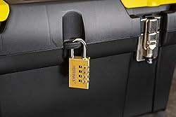 BRINKS - 30mm Solid Brass 4-Dial Resettable Padlock