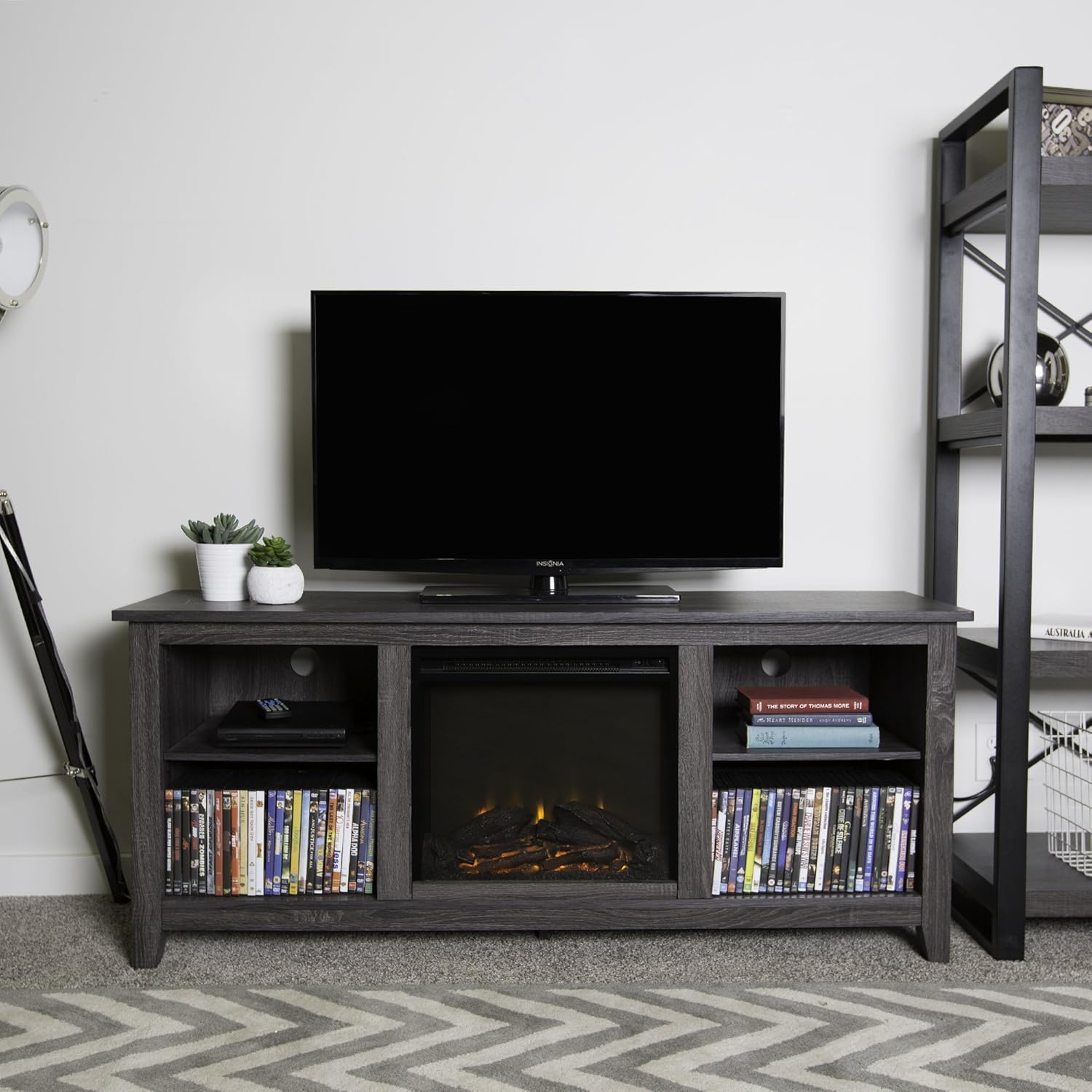 Best whalen fireplace tv stand for 55 inch tv