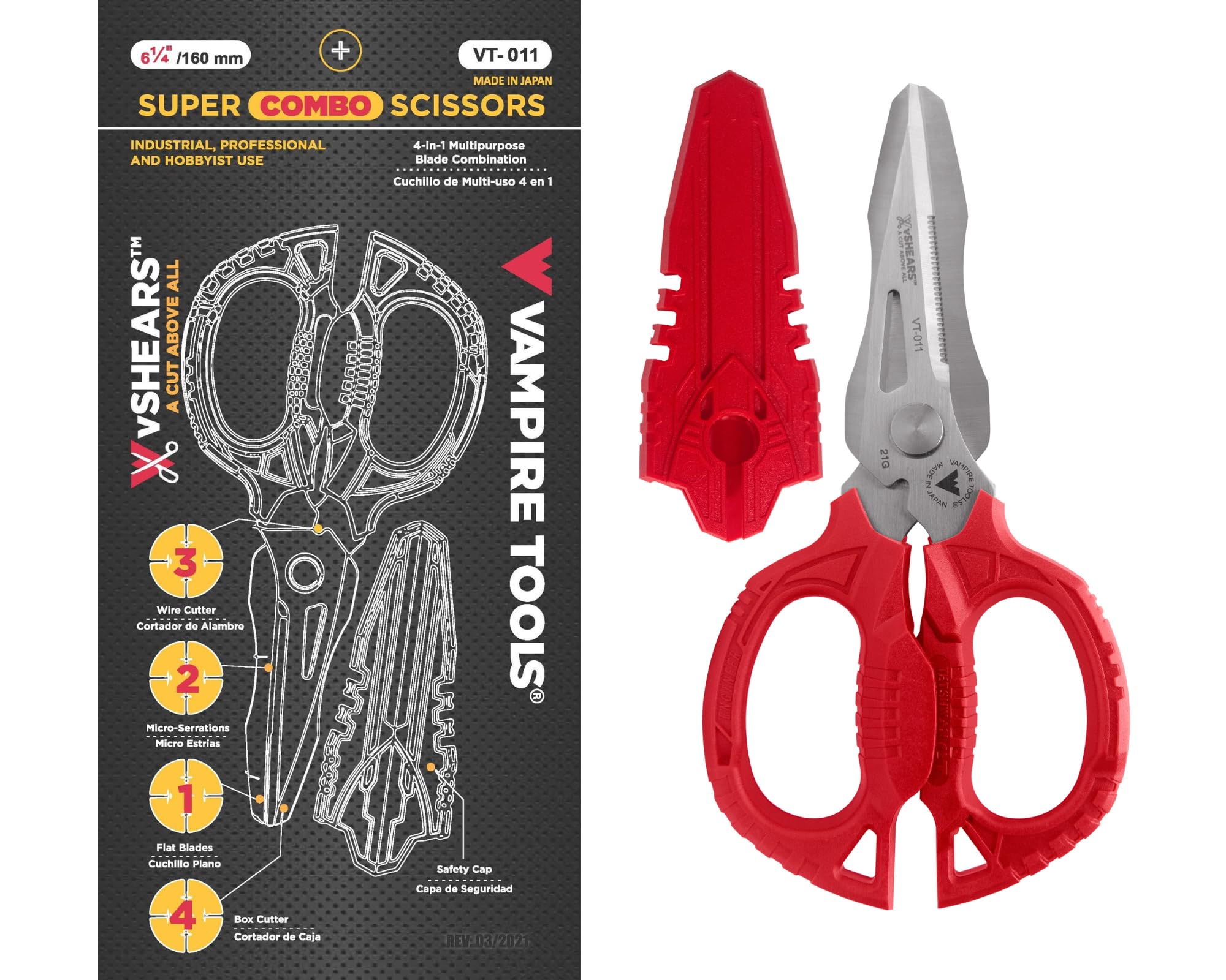 Super Combo Scissors by Vampire Professional Tools International