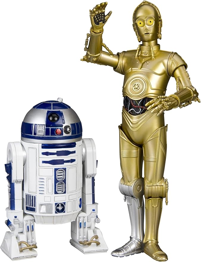 Amazon Com Kotobukiya Star Wars C 3po And R2 D2 Artfx Statue Two Pack Kotobukiya C Lucasfilm Ltd Toys Games