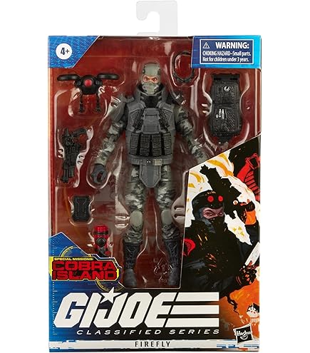 Amazon.com: THREEZERO x Hasbro G.I. Joe: Firefly 1:6 Scale Action