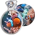 Flipper DeepSee 4" Viewer - Filter Clear Lens and Aquarium Magnetic Magnifier - Fish Tank Magnifying Glass for Coral Reef Aquarium - Magnetic Magnifying Glass Ideal for Photography - Clear