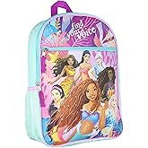 Bioworld The Little Mermaid Backpack Live Action Movie | Ariel Find Your Voice Shimmer 16" Bookbag