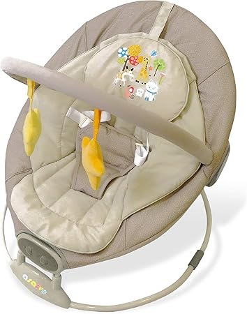 beige baby bouncer