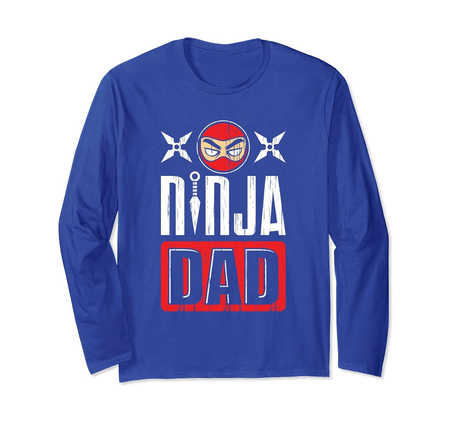 Ninja Dad Long Sleeve Shirt Funny Martial Arts Gift for Dad-anz