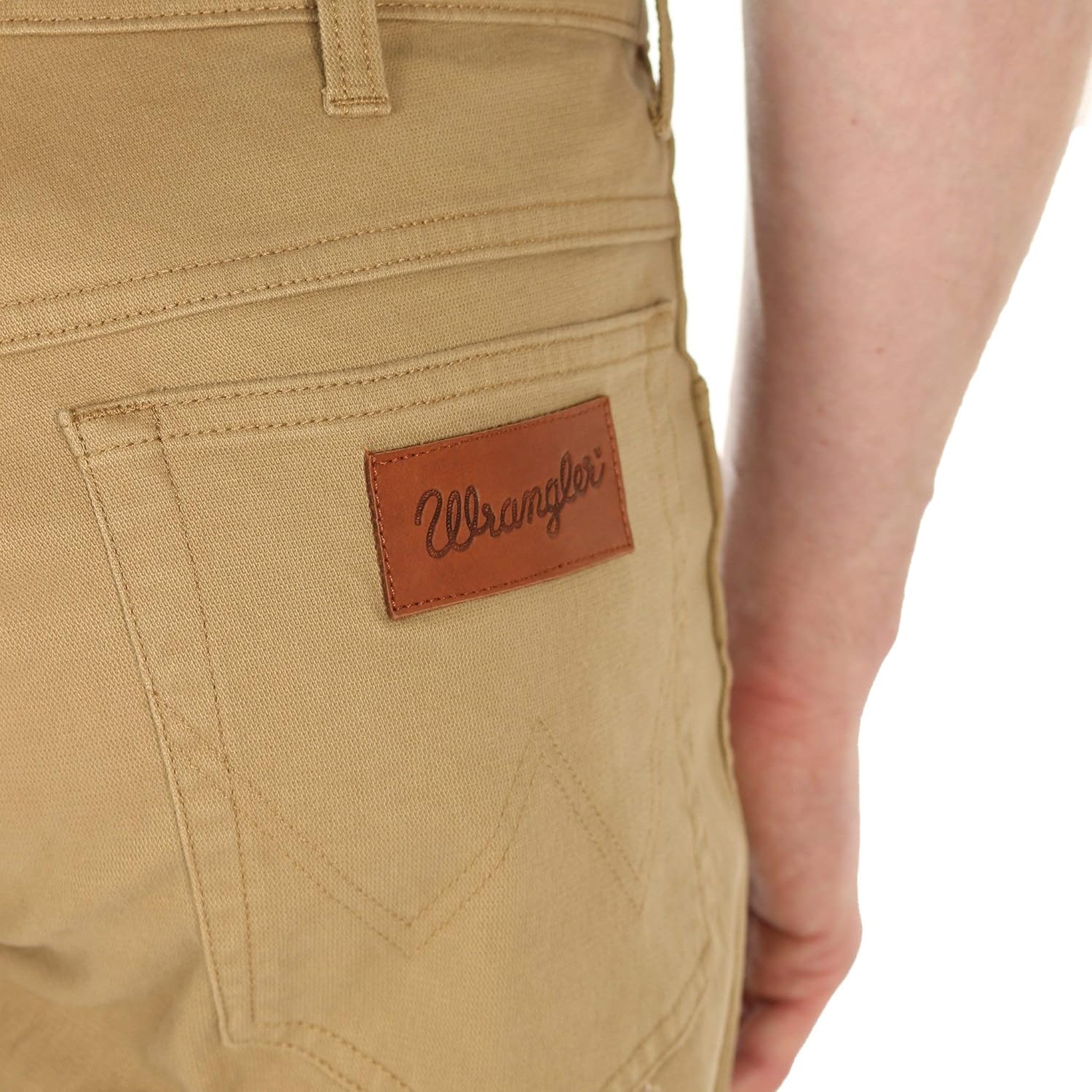 wrangler texas stretch jeans camel