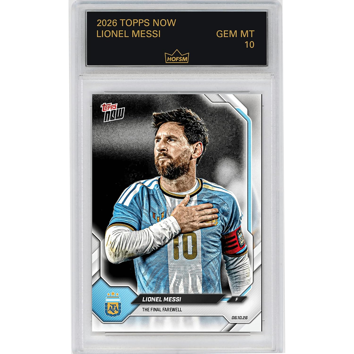 Topps Now Messi Farewell Card product photo 3