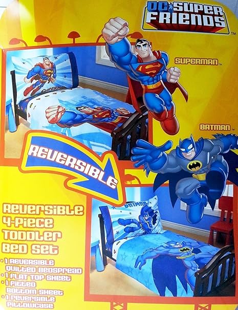 Buy Marvel Dc Super Friends Reversible Batman Superman Toddler