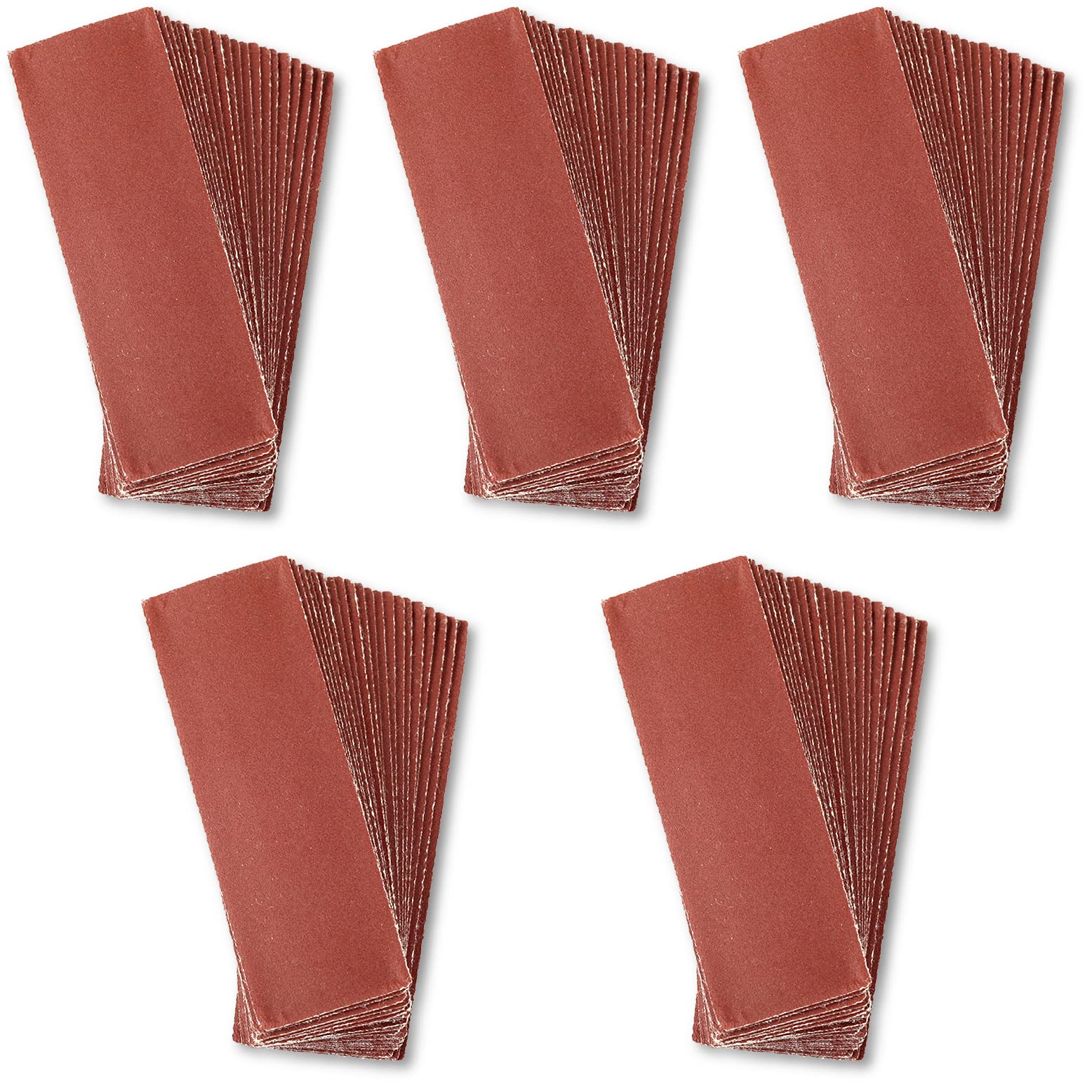 SPEEDWOX 100 PCS Detail Sanding Refill 3.5 x 1.2 Inch Micro Sander Hook & Loop Aluminum Oxide Sandpaper Grit 400 Detail Sander Sandpaper Mini Sander for Small Projects in Tight Narrow Spaces