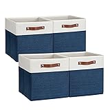 DULLEMELO 12 inch Cube Storage Bins, Gift Baskets
