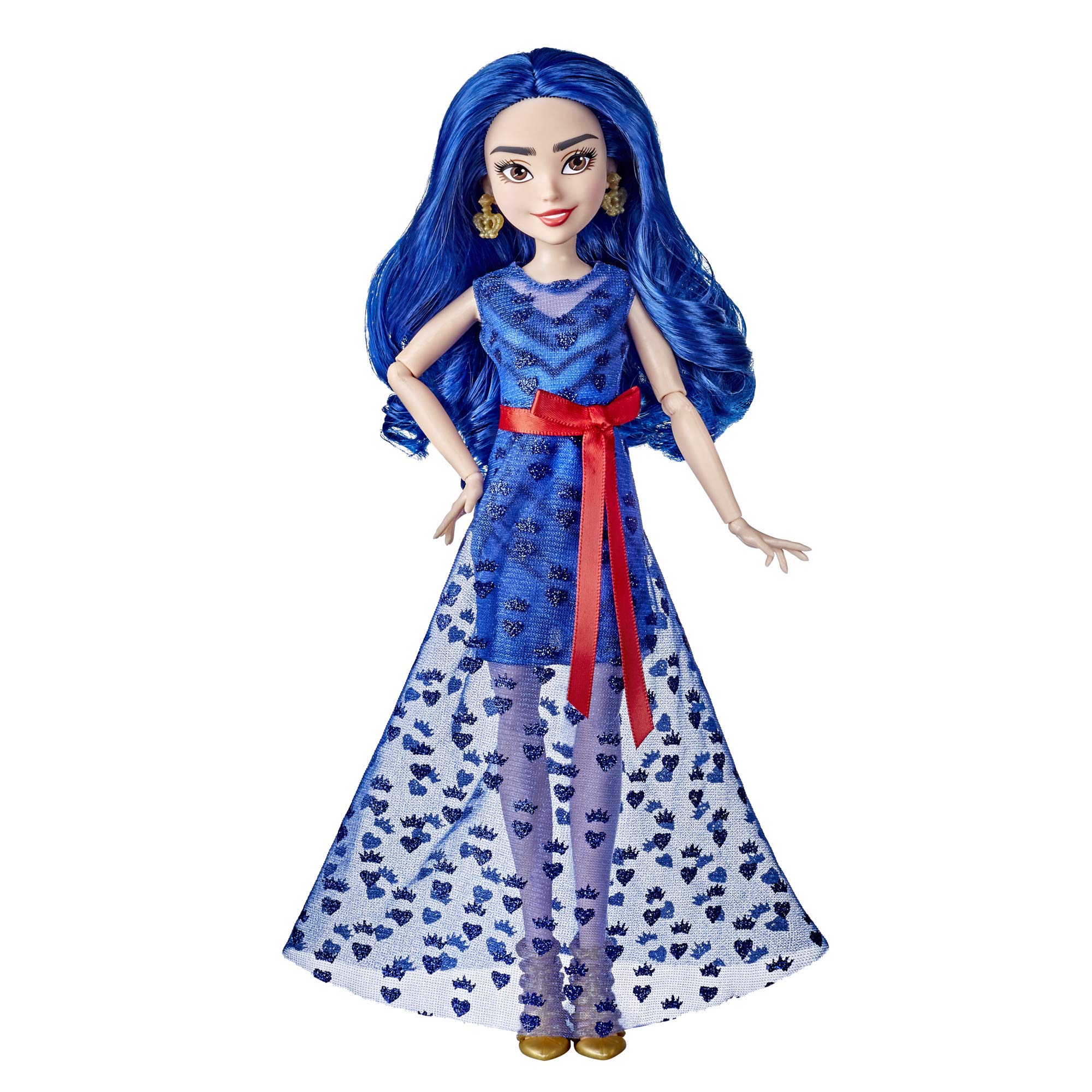 Disney Descendants Evie Doll, Inspired by Disney The Royal Wedding: A Descendants Story, Toy Includes Dress, Shoes, and Earrings