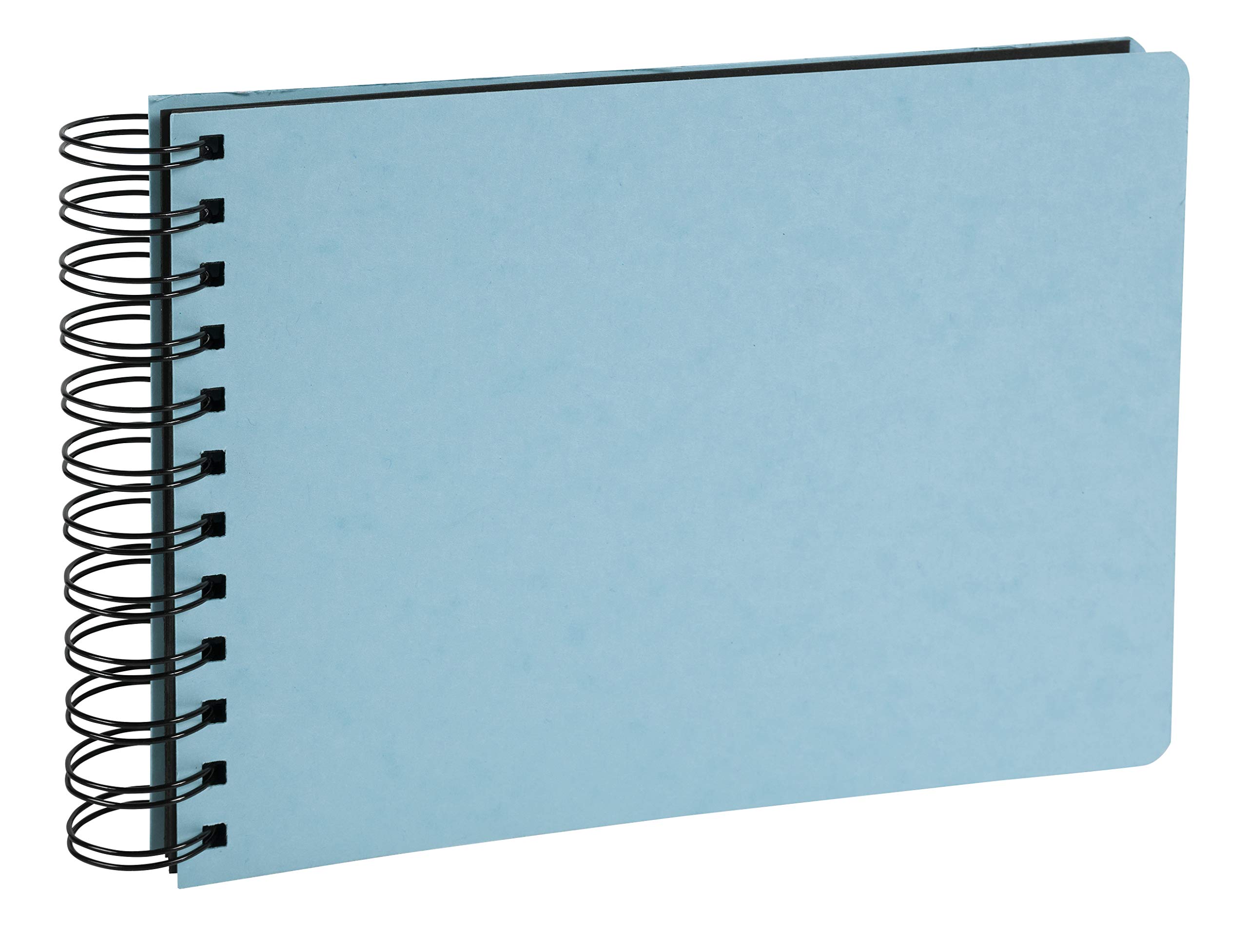 Exacompta - Ref 16560E - Aquarel Collection - Photo Album - 23 x 16cm, Spiral Bound, 50 Black Thick Card Pages, Laminated Cover - Assorted Pastel Colours