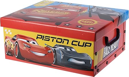 Gerimport Caja de cartón Cars 3 (Medidas:31x37x16cm): Amazon.es: Hogar