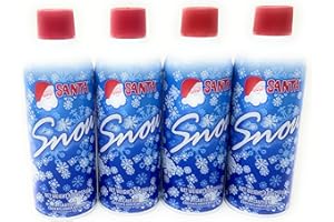 Riyan (4 Cans Santa Snow Spray 9oz Holiday Christmas Craft Window Decoration