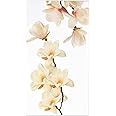 Gift Boutique 100 Floral White Magnolia Blossom Guest Napkins 3 Ply Disposable Paper Spring Flowers Dinner Hand Napkin for Bathroom Wedding Holiday Anniversary Birthday Party Bridal Decorative Towels