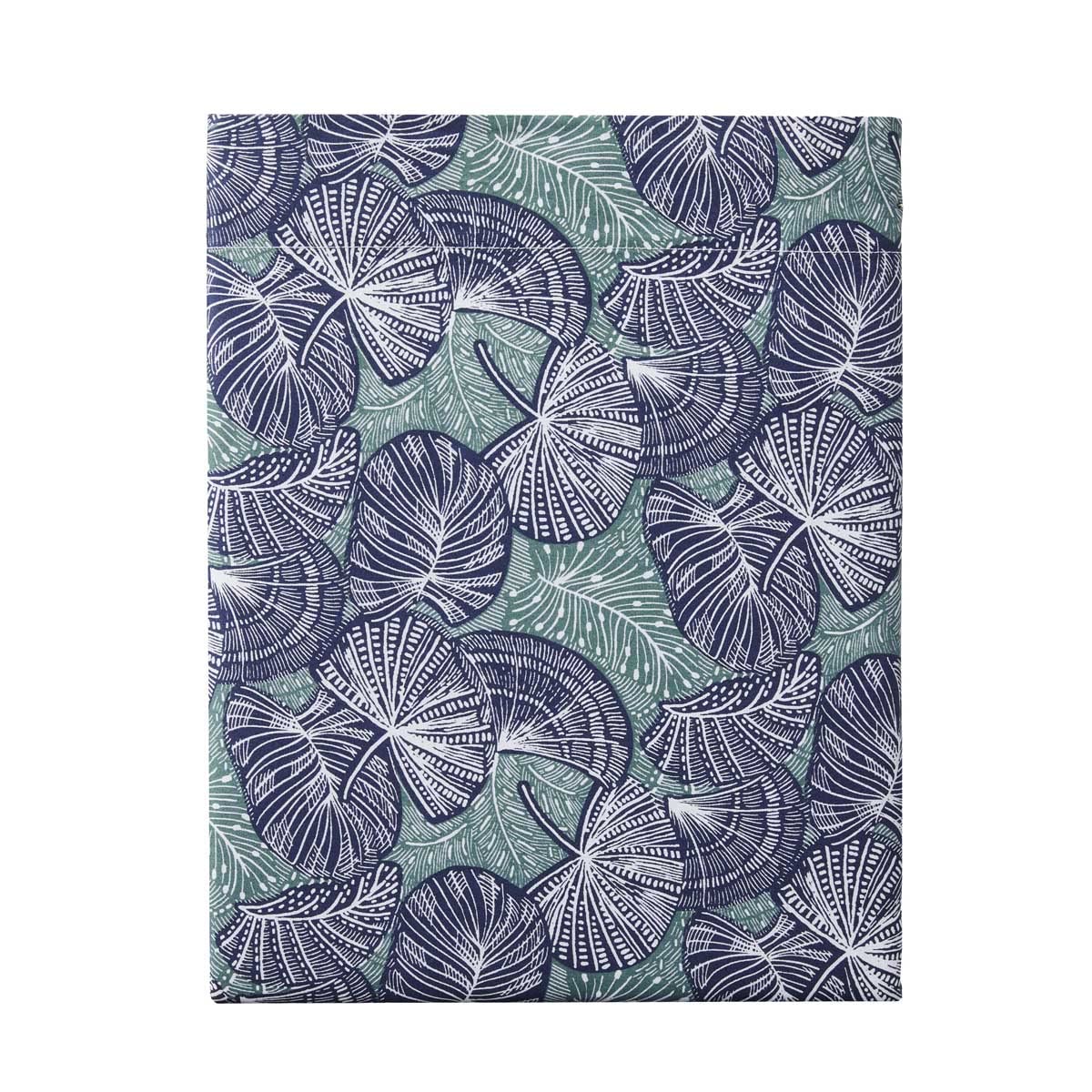 Essix Zephyr Printed Cotton Percale Flat Sheet, 180 x 290 cm