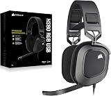 Corsair HS80 RGB USB Gaming Headset Dolby 7.1 Surround iCUE PC Black view 7