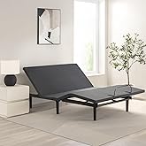 Zinus Nadia Adjustable Bed Frame, Electric Reclining Platform Bed Base, 5-Function Wireless Remote, Independent Head and Foot Incline, Easy, Tool-Free Assembly, Queen