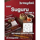 Krazydad Easy Suguru Volume 3: 300 Insanely Addicting Puzzles