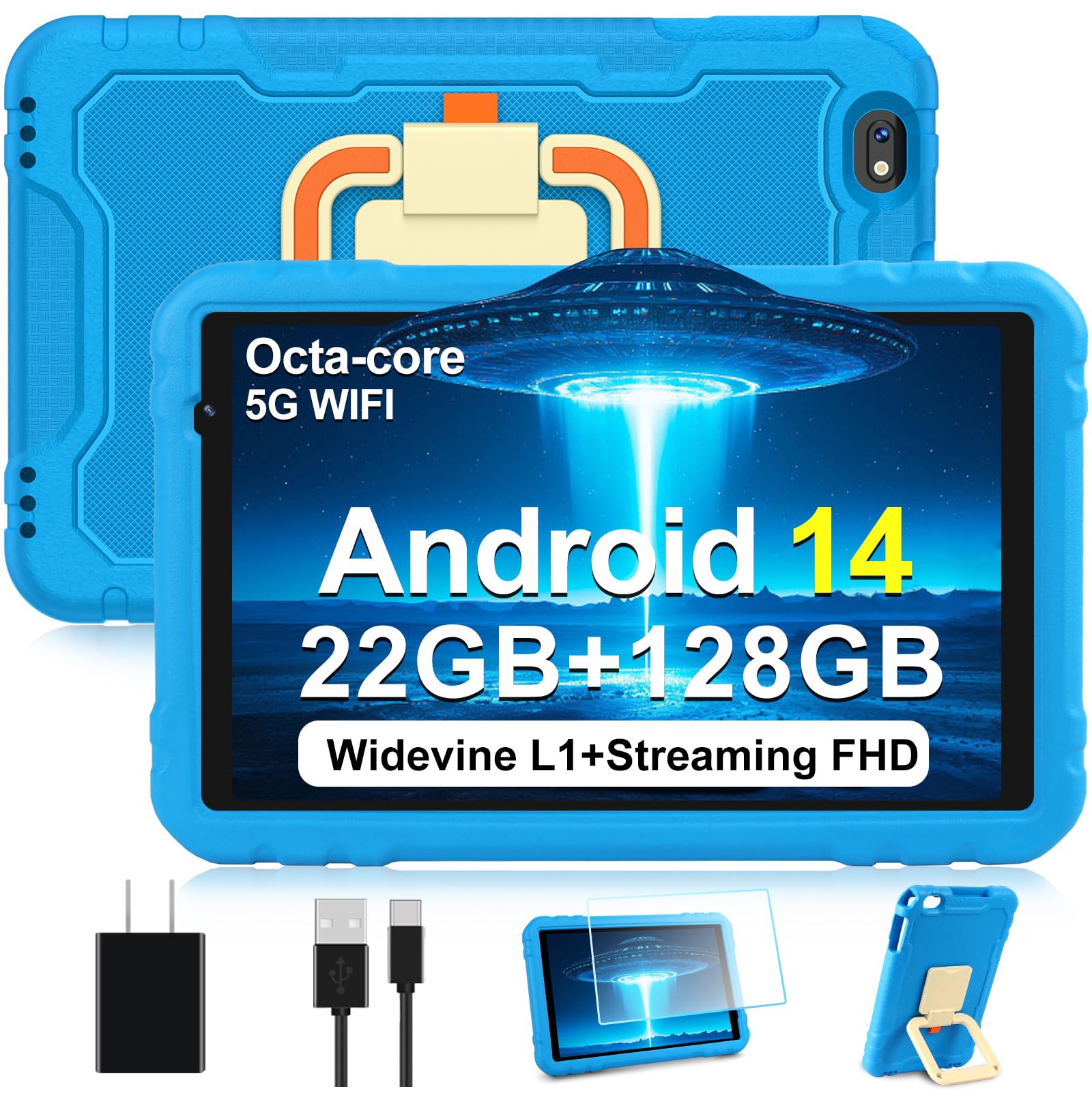 2025 Android 14 Tablet, 10 inch Tablets 22GB+128GB
