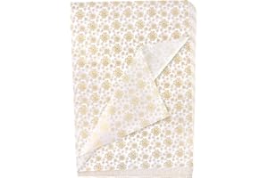 TUPARKA Lot de 100 feuilles de papier de soie de Noël en forme de flocon de neige pour loisirs créatifs et décoration de sacs