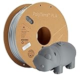Polymaker Matte PLA Filament Matte Fossil Grey