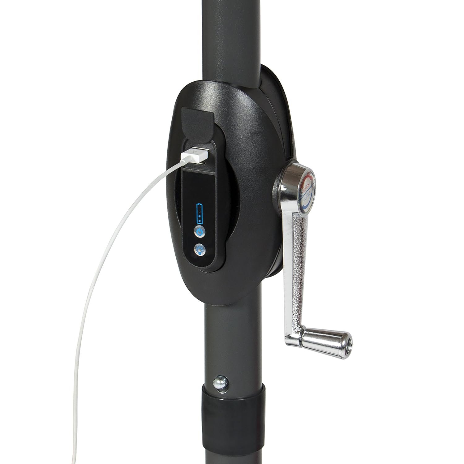 Patio Lawn Garden Umbrellas Best Choice Products 10ft Solar Led Market Patio Umbrella W Usb Charger Detachable Portable Power Bank Weather Resistant Canopy Burgundy Tilt Adjustment Easy Crank